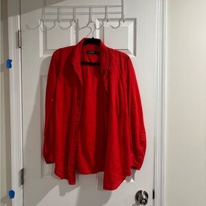 Ralph Lauren Linen Red Shirt